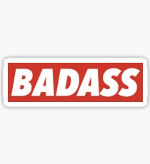Badass Sticker