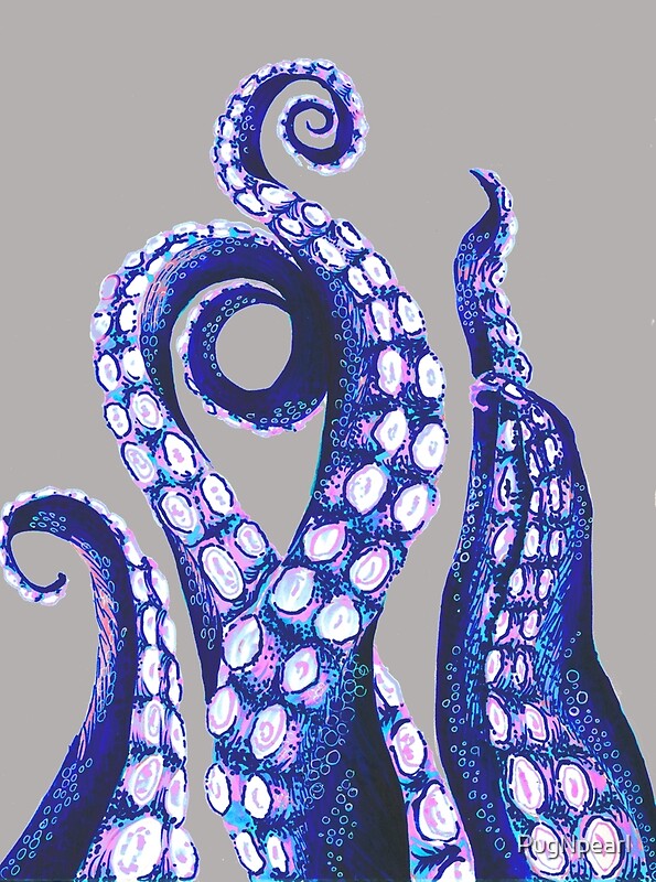 Octopus Tentacles By Pugnpearl Redbubble