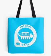 Neko Bus Stop Tote Bag