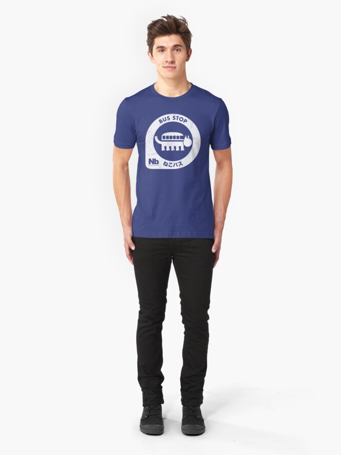Alternate view of Neko Bus Stop Slim Fit T-Shirt