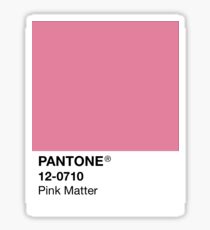 Pink Matter Color Swatch Sticker