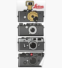 Leica camera evolution Poster