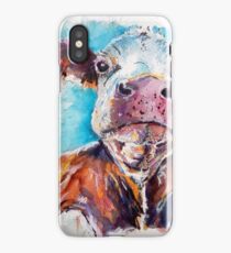 Optimistic Cow iPhone Case
