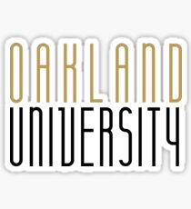 Oakland University Sticker