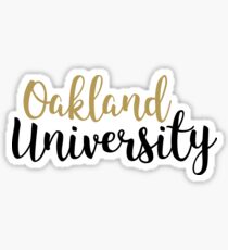 Oakland University Sticker