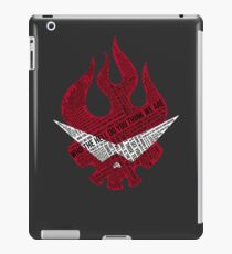 Gurren Lagann Typografie iPad-Hülle & Klebefolie