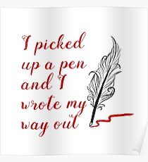 I Wrote My Way Out Poster