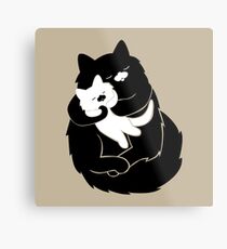 Mama Cat Metal Print