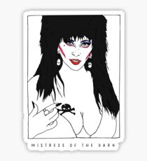 Mistress of the Dark Sticker
