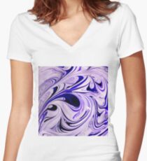 Psychedelic Women's Fitted V-Neck T-Shirt
