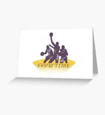 Lakers - Showtime! Greeting Card
