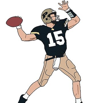 drew brees purdue Sticker for Sale by pebbleandbrush