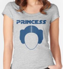 Star Wars Princess Leia Carrie Fisher Women's Fitted Scoop T-Shirt