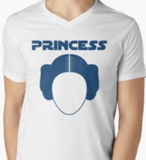 Star Wars Princess Leia Carrie Fisher Men's V-Neck T-Shirt