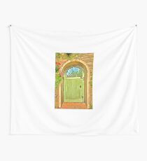 Green Gate Wall Tapestry