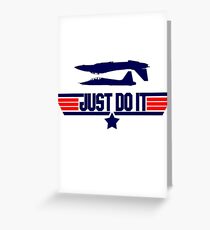 Top Gun inverted Greeting Card