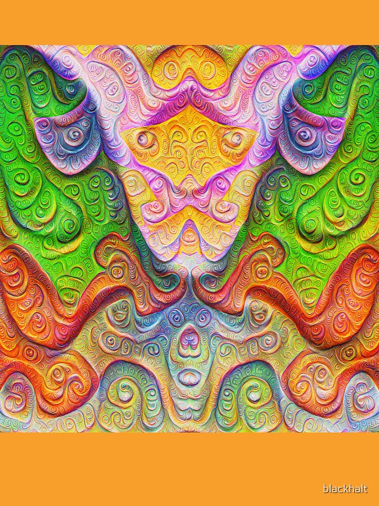 Color Stone carving #DeepDream by blackhalt
