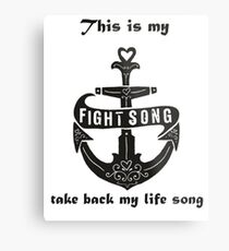 fight song Metal Print
