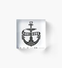 fight song Acrylic Block