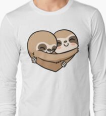 Sloth Heart Long Sleeve T-Shirt