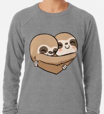 Sloth Heart Lightweight Sweatshirt
