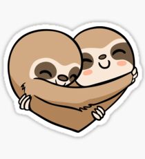 Sloth Heart Sticker