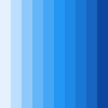 Shades Of Blue Color Palette Poster –