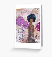 Let Your Light Shine, African American, Latina Greeting Card