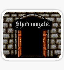 Shadowgate (NES Title Screen) Sticker