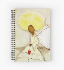 Angel of Love Again, African American, Latina Spiral Notebook