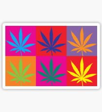 Marijuana Abstract Sticker