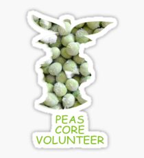 Peas core volunteer Sticker