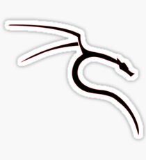 Kali linux logo Black & Red Sticker