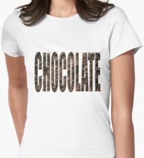 Chocolate chocolate Women's Fitted T-Shirt