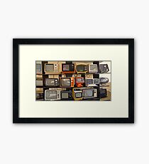 TV Framed Print