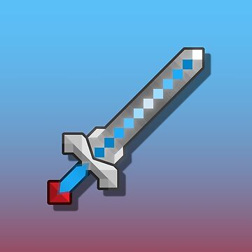 Minecraft Diamond PNG Image, Minecraft Diamond Sword Redesign Png, Minecraft,  Diamond, Sword PNG Image For Free Download