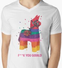 FU GERALD Men's V-Neck T-Shirt