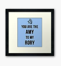 Amy+Rory Framed Print