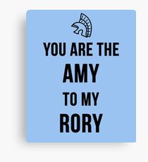 Amy+Rory Canvas Print