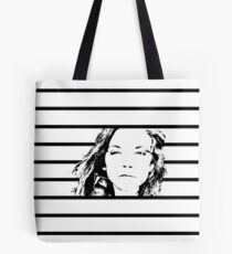 High Contrast Natalie Dormer with Background Design Tote Bag