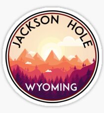 JACKSON HOLE WYOMING Mountain Skiing Ski Snowboard Snowboarding 10 Sticker