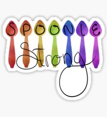 Spoonie Strong Sticker