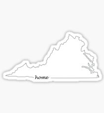 Virginia is my Home Sticker