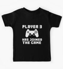 Player 3 has joined the game funny baby boy Kids Tee
