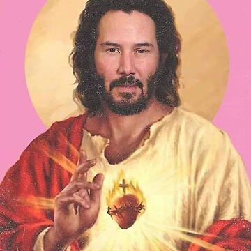 keanu reeves jesus shirt