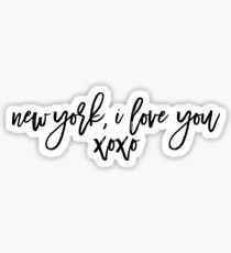 NY, I love you. Sticker