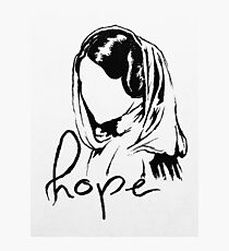 Princess Leia "hope" Photographic Print