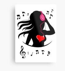 Lámina metálica Escucha a tu corazón