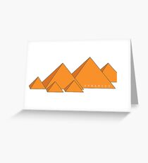 Pyramids Greeting Card