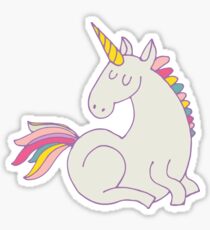 Pegatina Unicornio